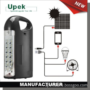 USB and Solar Port  Lead-acid Battery emergency lighting